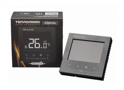 Терморегулятор программируемый Теплолюкс Pontus Space черный